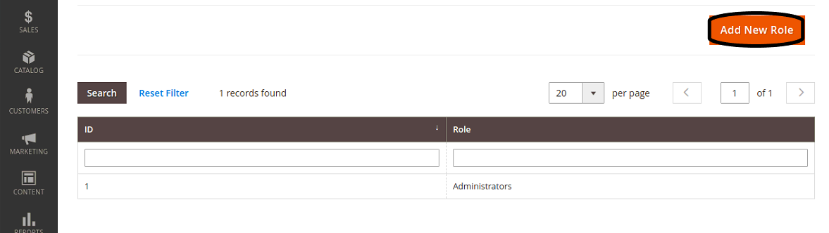 Add new role in magento 2